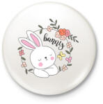 printfashion Easter Bunny - Kitűző, hűtőmágnes - Fehér (3087912)