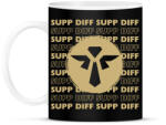 printfashion League of Legends - SUPP DIFF - Bögre - Fekete (15861190)