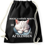 printfashion elaludt az ölemben - Sportzsák, Tornazsák - Fekete (15320364)