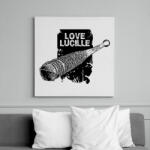 printfashion Love Lucille - Vászonkép - Fehér (6622037)