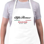 printfashion Alfa Romeo racing since 1910 - Kötény - Fehér (5447734)