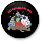 printfashion Az összeesküvés klub - Kitűző, hűtőmágnes - Fekete (13208740)