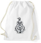printfashion Anchor Drawing - Sportzsák, Tornazsák - Fehér (1249498)