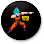 printfashion Dabbing Dragon Ball - Kitűző, hűtőmágnes - Fekete (3095578)