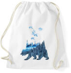 printfashion wild life - Sportzsák, Tornazsák - Fehér (3786721)