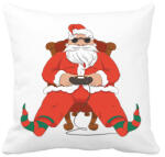 printfashion gamer mikulás - Párnahuzat, Díszpárnahuzat - Fehér (11069199)