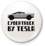 printfashion CYBERTRUCK BY TESLA - Kitűző, hűtőmágnes - Fehér (10213690)