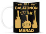 printfashion Ami a Balatonon történik - Bögre - Fekete (7347613)