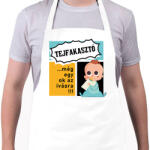 printfashion Tejfakasztó. . . még egy ok az ivásra - Kötény - Fehér (16358489)