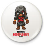 printfashion Eggsplosive - Fortnite Season 6 - Kitűző, hűtőmágnes - Fehér (5359511)