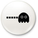 printfashion Pac-man - páros - Kitűző, hűtőmágnes - Fehér (6999824)