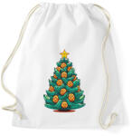 printfashion Ananászos karácsonyfa - Sportzsák, Tornazsák - Fehér (15303242)