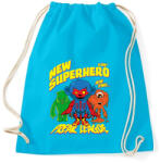 printfashion Szuperhős - Sportzsák, Tornazsák - Surf blue (200006)