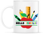 printfashion Hello Iskola - Bögre - Fehér (14085786)