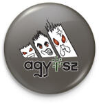 printfashion agy. . érgörcs adidas 2 - Kitűző, hűtőmágnes - Sötétszürke (15700241)