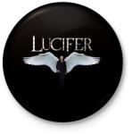 printfashion Lucifer - Kitűző, hűtőmágnes - Fekete (3103945)