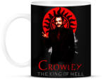 printfashion CROWLEY-KING OF HELL - Bögre - Fekete (2823482)