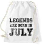 printfashion Legend are born in. - Sportzsák, Tornazsák - Fehér (270457)