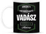 printfashion Vadász prémium minőség - Bögre - Fekete (1468143)