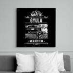 printfashion Maffia Gyula - Vászonkép - Fekete (6645860)