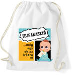 printfashion Tejfakasztó. . . még egy ok az ivásra - Sportzsák, Tornazsák - Fehér (16357440)