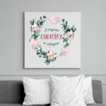 printfashion A legjobb cukrász a világon - Vászonkép - Fehér (7248583)