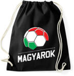 printfashion Magyar focis ajándék focis póló - Sportzsák, Tornazsák - Fekete (11383748)