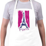 printfashion Párizs - Kötény - Fehér (4899896)