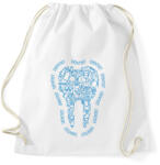 printfashion Dentist - Sportzsák, Tornazsák - Fehér (7235426)