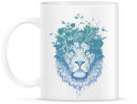 printfashion Floral lion - Bögre - Fehér (788905)
