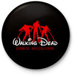 printfashion Walking Dead - Kitűző, hűtőmágnes - Fekete (3092570)