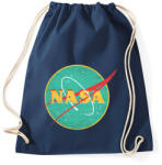 printfashion Retro Nasa logo - Sportzsák, Tornazsák - Sötétkék (4249206)