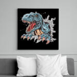 printfashion T-rex - Vászonkép - Fekete (15668088)