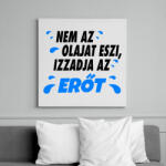 printfashion Ez nem eszi az olajat - Vászonkép - Fehér (6625219)