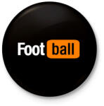 printfashion football - Kitűző, hűtőmágnes - Fekete (3103576)