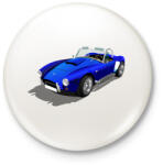 printfashion Cobra - Kitűző, hűtőmágnes - Fehér (5161597)