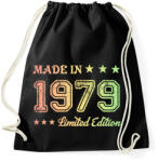 printfashion 1979 - Sportzsák, Tornazsák - Fekete (6167760)