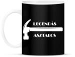 printfashion Legendás asztalos -fehér - Bögre - Fekete (6562798)