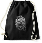 printfashion Jaguár - fehér - Sportzsák, Tornazsák - Fekete (32067)