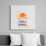 printfashion Ölelések Csókok Aperol! #goodvibes - Vászonkép - Fehér (16681824)