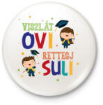 printfashion Viszlát ovi - Kitűző, hűtőmágnes - Fehér (13577503)