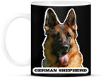 printfashion German shepherd - Bögre - Fekete (11898162)
