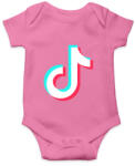 printfashion Tiktok fehér - Baba Body - Rózsaszín (4598841)