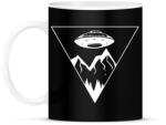 printfashion Ufo Triangle - Bögre - Fekete (1650436)