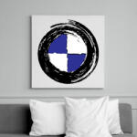 printfashion BMW tornádó - Vászonkép - Fehér (6625060)