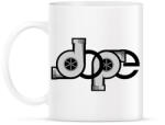 printfashion DOPE turbós logó - Bögre - Fehér (1594774)