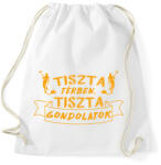 printfashion Tiszta térben tiszta gondolatok - Sportzsák, Tornazsák - Fehér (9283852)