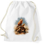 printfashion Capybara teknős háton - Sportzsák, Tornazsák - Fehér (13995179)