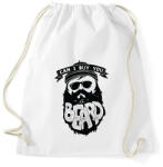 printfashion Szakáll biznisz - Sportzsák, Tornazsák - Fehér (30112)