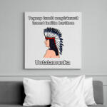 printfashion Indián barát - Vászonkép - Fehér (6635496)